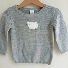 Carter ‘s justoneyou グレー 9M 羊刺繍 ニットセーター