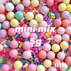 【1袋5g】ミンツ　カラフル　パステルカラー　パラパラ　カラースプレー風