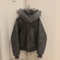 グレー ファージャケット