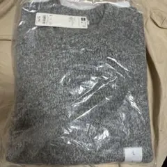 GU グレー ニットセーター L