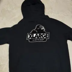 XLARGE ブラック フード付きパーカー Mサイズ