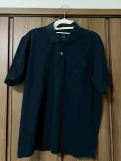 エアリズム ポロシャツ L 黒