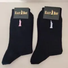 EAST BOY 20cm丈 ネイビースクールソックス2足セット