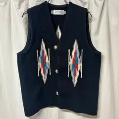 専用【極美品】JELADO×Lua別注チマヨニットベスト 黒 サンダーバード