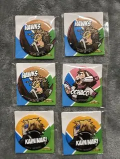 ヒロアカ　缶バッジ6個セット