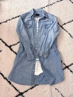 Deuxieme Classe デニムシャツ ロング丈
