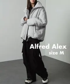 メンズ Alfred Alex ファンクショナルボリュームパディングジャケット