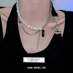 ハンドメイド パール ネックレス