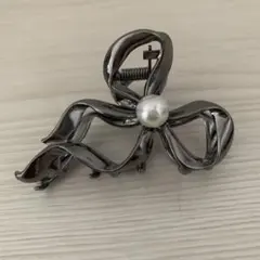 未使用品　リボン ヘアクリップ ヘアアクセサリー