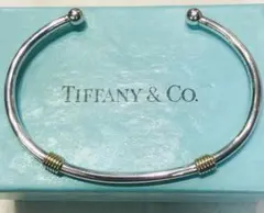 Tiffany & Co. ティファニー シルバー925 K18 YGバングルのサムネイル