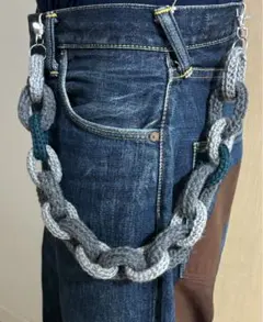 ウォレットチェーン 毛糸