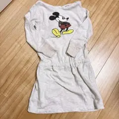ブリーズ　ディズニー　ミッキー　ワンピース　100 フード付き　女の子　匿名
