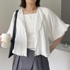 美品✨CAPRICIEUX LEMAGE バルーンブルゾン ホワイト