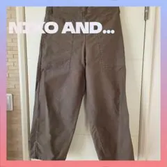 NIKO AND... グレー チノパン ウエストゴム