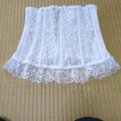 ホワイトレースコルセット 70サイズ