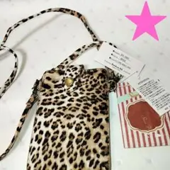 未使用　ヒョウ柄ショルダーバッグ