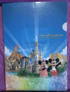 レアな東京ディズニーリゾート クリアファイル A4 byパナソニック