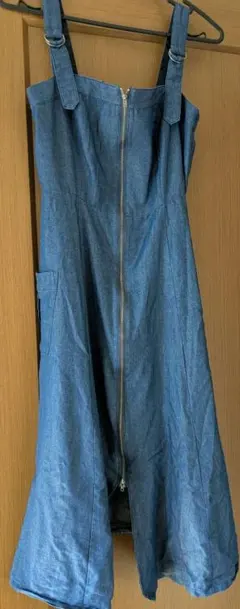 axesfemme アクシーズファム　デニム調ロングワンピース