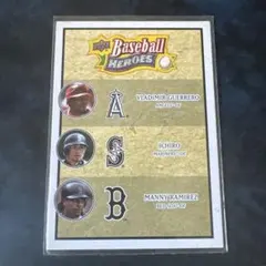 UD イチロー　ゲレーロ　ラミレス　baseball heroes