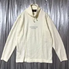 アイボリー ハイネック 長袖 トップス KENSHO ABE メンズ M 相当