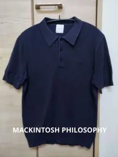 L(40) / MACKINTOSH PHILOSOPHY ポロシャツ ネイビーのサムネイル