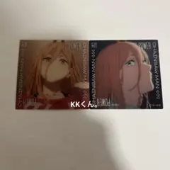 劇場版 チェンソーマン レゼ篇 スクエアクリアカード パワー 2枚セット