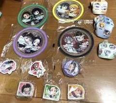 鬼滅の刃 くら寿司 ラバーコースター　ラバーストラップ　消しゴム　缶バッジ