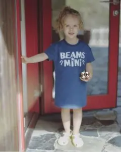 未使用◎beams mini◎デニムワンピース　90㎝のサムネイル