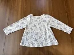 プティマイン プティプラ GIRLS長袖T 80cm　生成