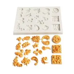 シリコンモールド　レジン 粘土ハンドメイドパーツ装飾