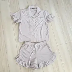 パイルパジャマ フリル【ラベンダー】のサムネイル
