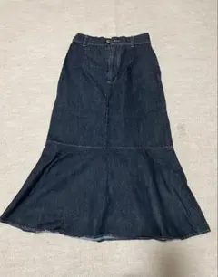 【apres jour】Mサイズ　ロングスカート　フレアスカート　デニムスカート