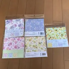 デザインペーパー 花柄 まとめ売り