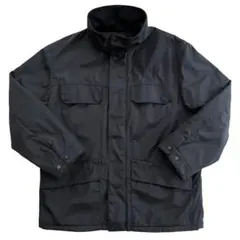 C.P. COMPANY ギミックナイロン フーデッドジャケット ブラック 46 C.P. COMPANY ギミックナイロン フーデッドジャケット ブラック