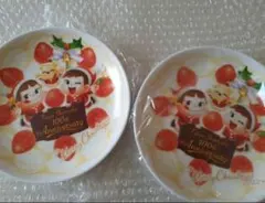 不二家ペコちゃんクリスマスお皿　２２枚セットまとめ売り 不二家ペコちゃんクリスマスお皿 22枚セットまとめ売り 即発送