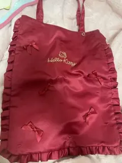 Hello Kitty 赤 フリル トートバッグ