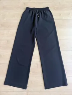 【美品】ワイドパンツ　ブラック　Lサイズ　イージーパンツ