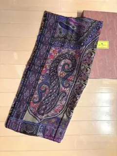 エトロ ETRO ペイズリー柄 カシミヤ&シルク大判ストール【新品未使用】