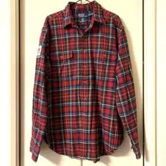 polo by Ralph Lauren☆赤チェック☆長袖シャツ☆XL