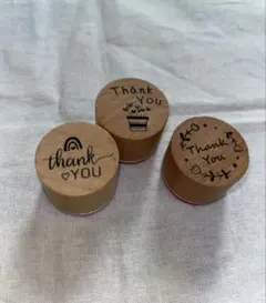 Thank You スタンプ はんこ 3種セット