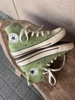 Converse All Star グリーン ハイカットスニーカー