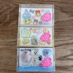 mojojojo ほっぺちゃん　んぽちゃむ　ミニちゅるシール　　3種セットのサムネイル
