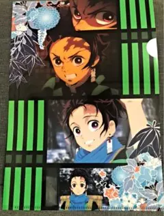 鬼滅の刃　竈門炭治郎　クリアファイル＆アクリルフィギュア