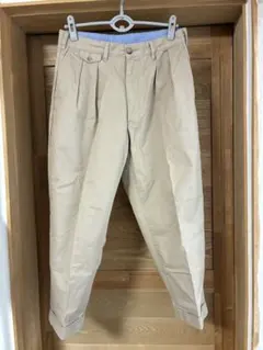 ビームスプラス ツープリーツ チノパンツ　ビームスの百名品　beams+ 定番