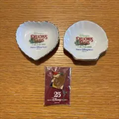 東京ディズニーシー 2003年 豆皿 ピンバッジ セット