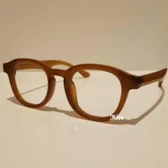 サングラス オレンジ クリア グラサン ボストンウェリントン 男女兼用1