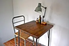 折りたたみ木製カウンターテーブル フォールディングテーブル　アンティーク Folding Wood Table｜折り畳み木製テーブル