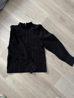 ブラウス 長袖 黒