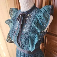 ♡【スナイデル】ダークティール レース 　ノースリーブ ワンピース