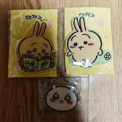 【韓国限定】ちいかわ スマホグリップ 3点セット（ちいかわ・うさぎ）のサムネイル